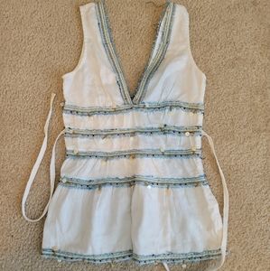 FREE PEOPLE Beaded Tank Top